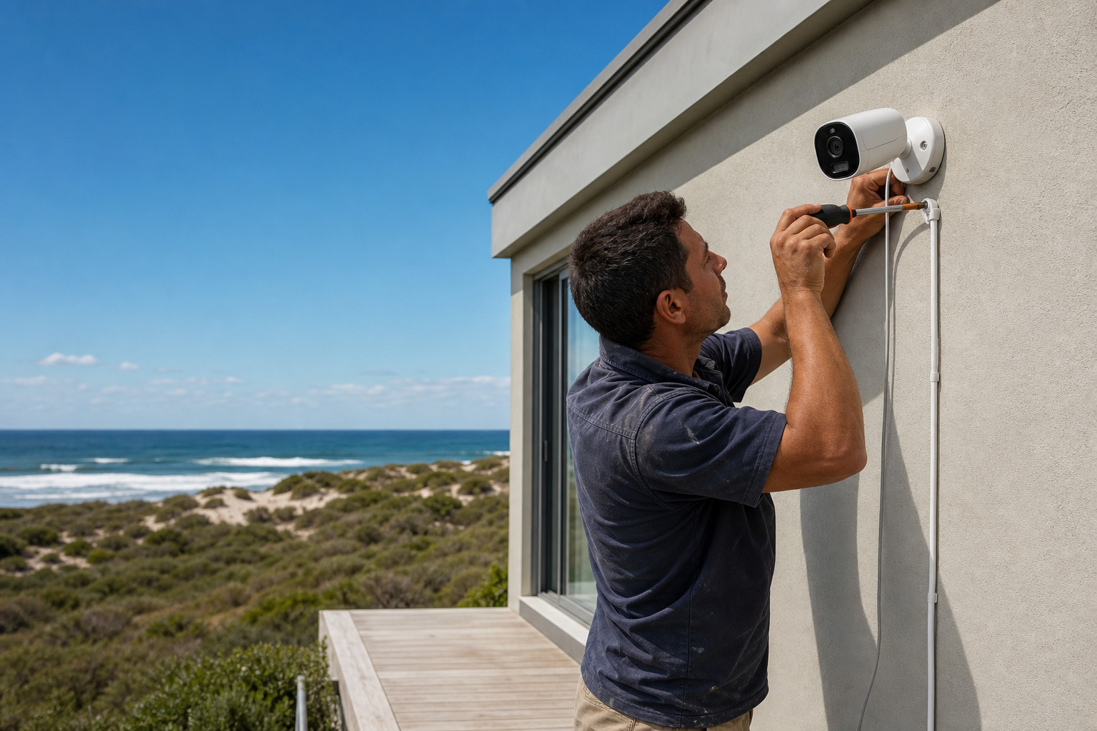 CCTV for an empty holiday home on the Overberg coast