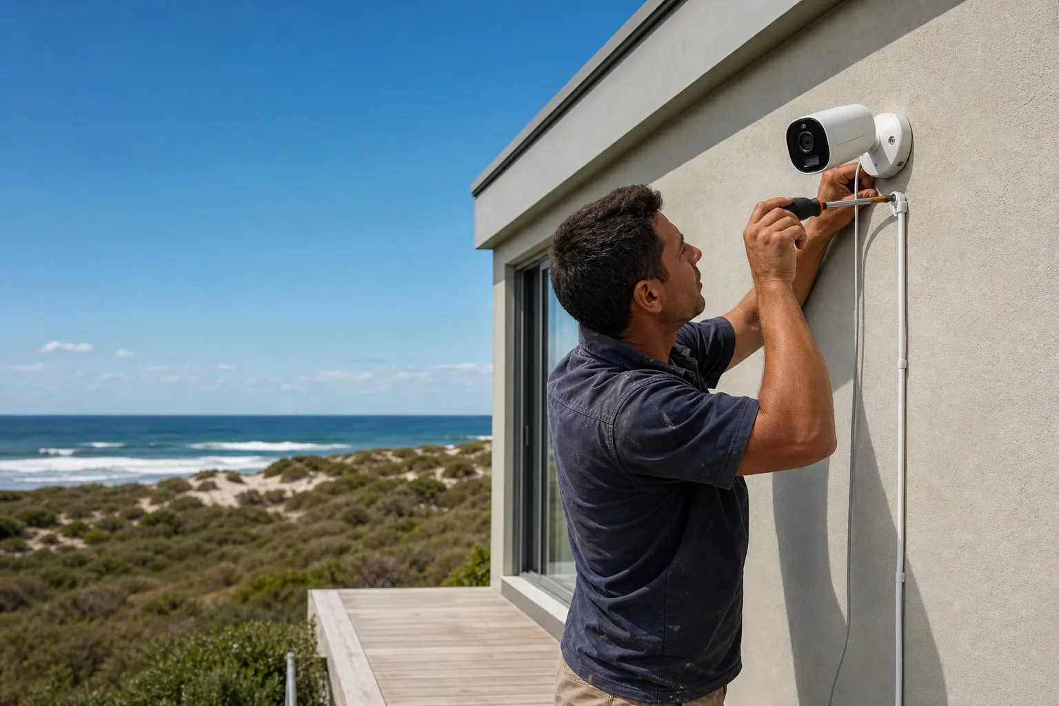 CCTV for an empty holiday home on the Overberg coast