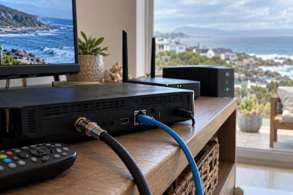 Ethernet cable on a DStv Explora to fix Catch Up not working