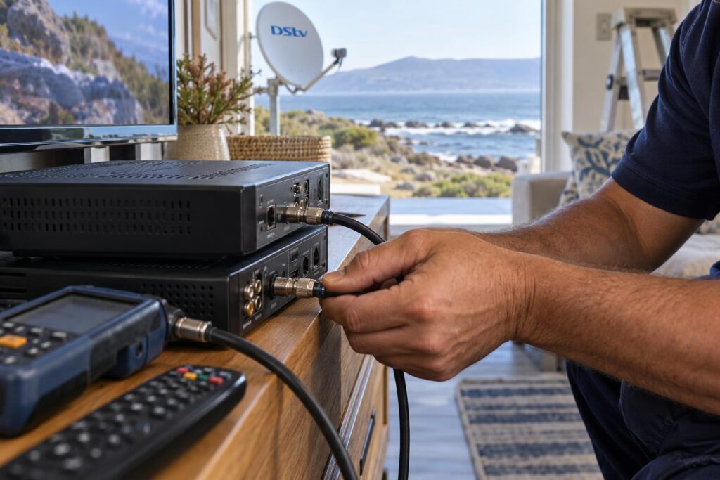 Heartbeat link cables behind two decoders when DStv XtraView not working